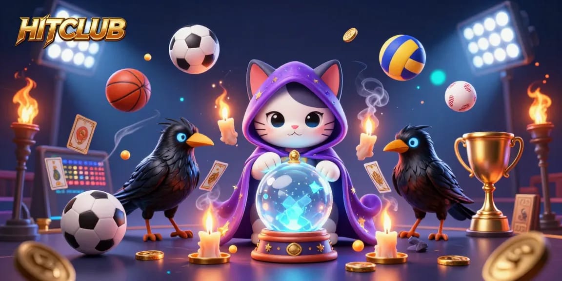 Experience immersive gaming with HITCLUB, featuring engaging characters and dynamic sports elements.