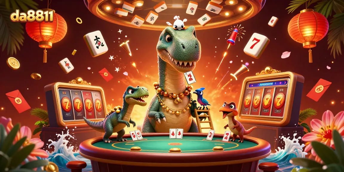 Experience thrilling gameplay with da8811's vibrant casino scene featuring dynamic characters and rich elements.
