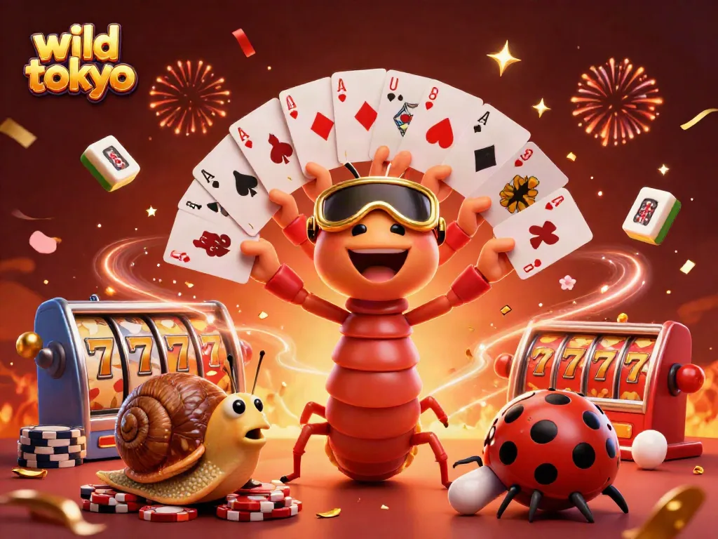 Experience exciting gameplay at Wild Tokyo Casino with unique characters and games!